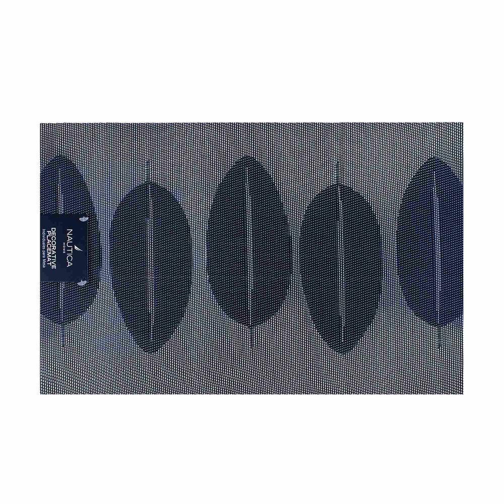 Individual De Mesa Nautica Home 45x30cm Reversible Hojas Azul image number 1.0