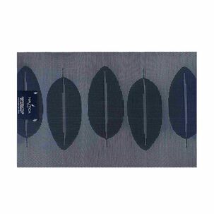Individual De Mesa Nautica Home 45x30cm Reversible Hojas Azul