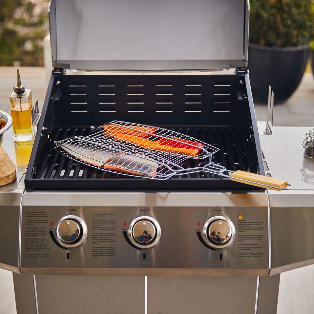 Grill Para Pescado Simple Cook Smokky image number 5.0
