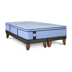 Cama Europea Sealy Essential / 2 Plazas / Base Dividida
