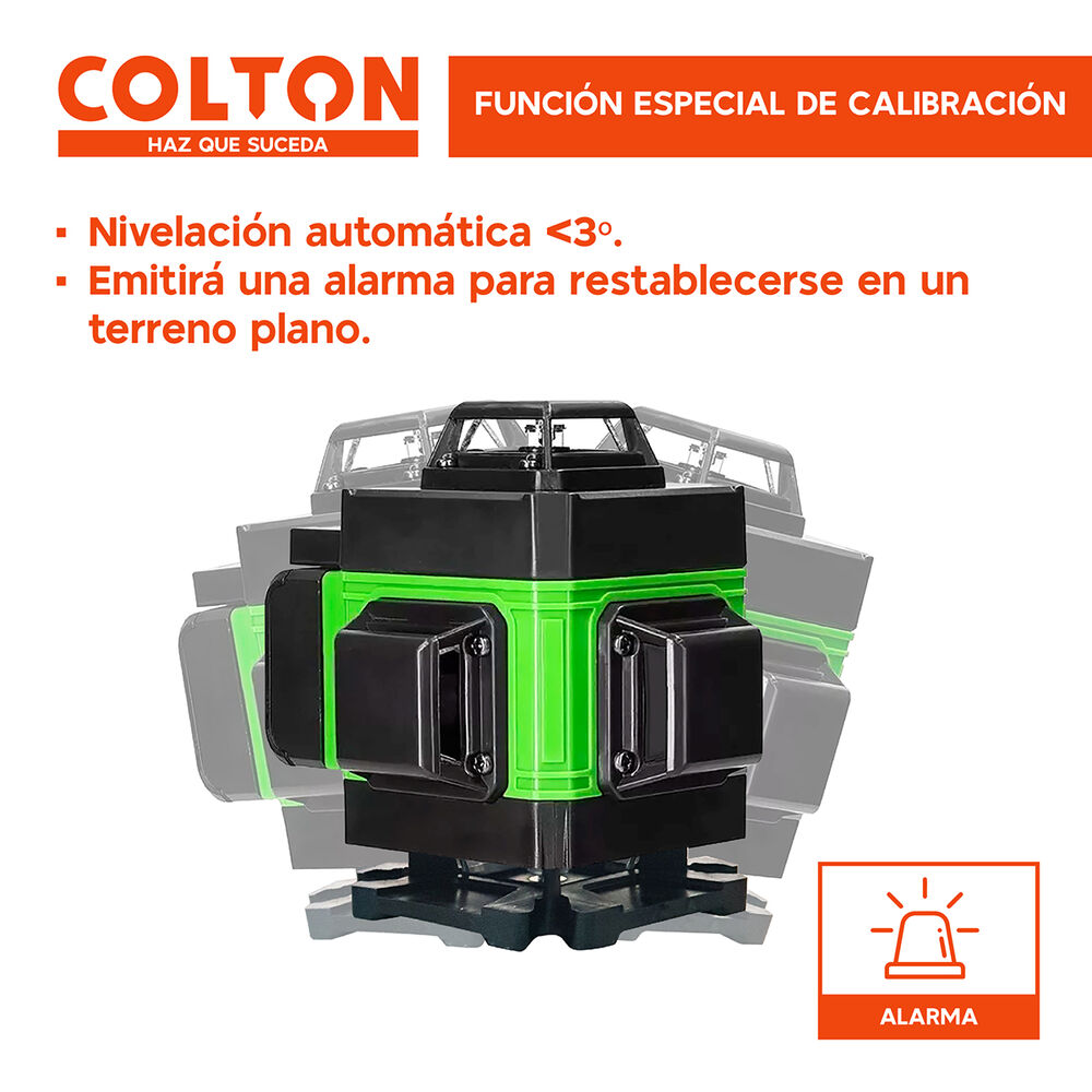 Nivel Láser 16 Líneas Colton Auto + 2 Baterías + Trípode image number 3.0