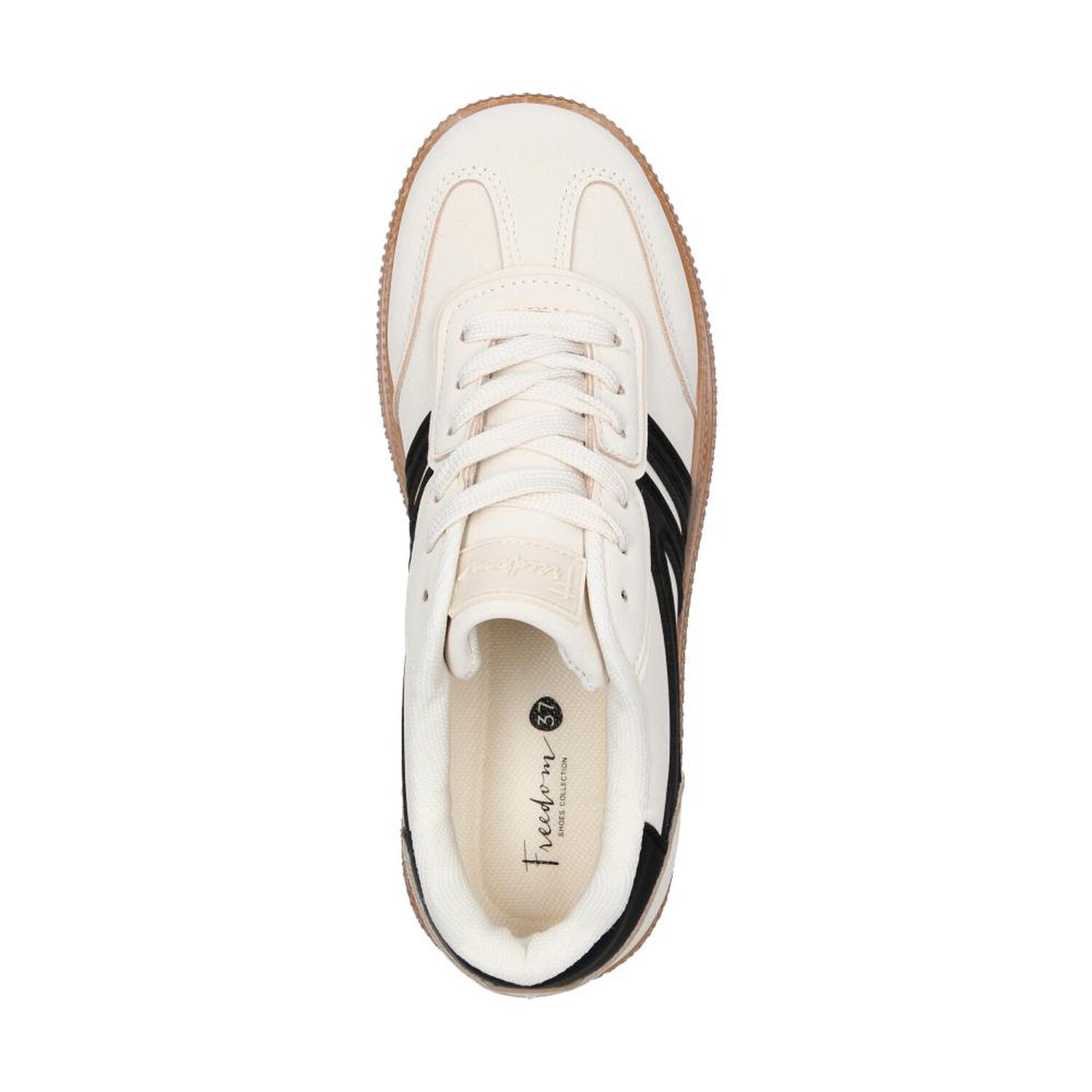 Zapatilla Urbana Mujer Freedom Beige image number 4.0