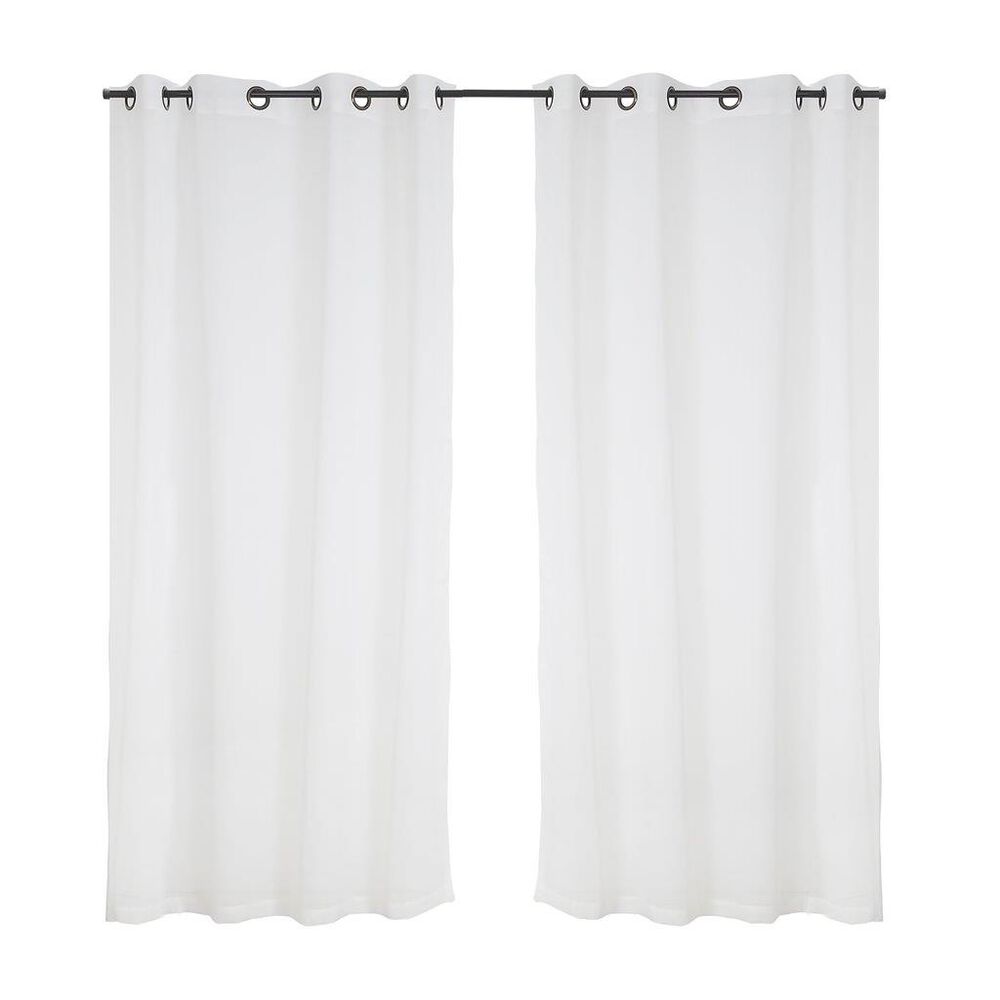 Set Cortinas Velo Lino-argolla 140x220 Beige image number 0.0