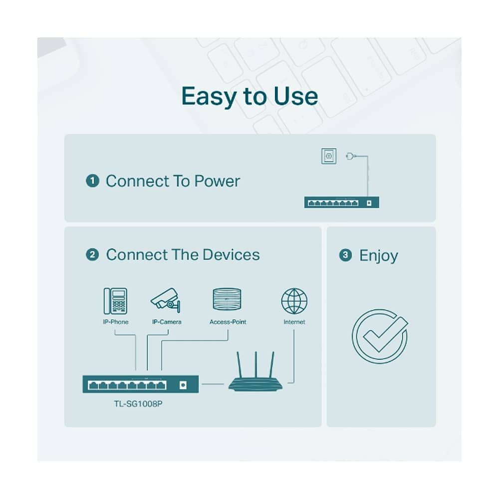 Switch De Sobremesa De 8 Puertos Gigabit Con 4 Puertos Poe image number 5.0