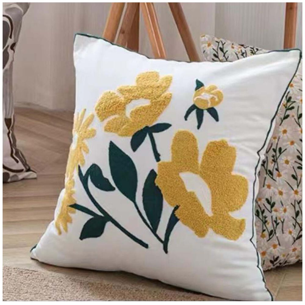 Funda De Coj&iacute;n Bordado Floral Mod13 image number 1.0