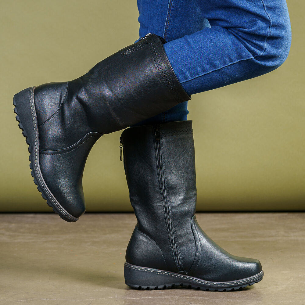Bota Mujer Negro Noor Thunder Blue image number 1.0