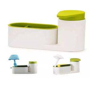 Dispensador Jab&oacute;n L&iacute;quido Lavalozas Lavaplatos Porta Esponja