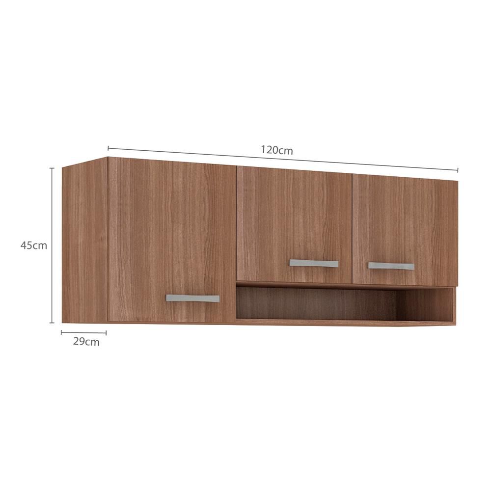 Mueble De Cocina Aereo Nido Vekkahome 120 Cm image number 1.0