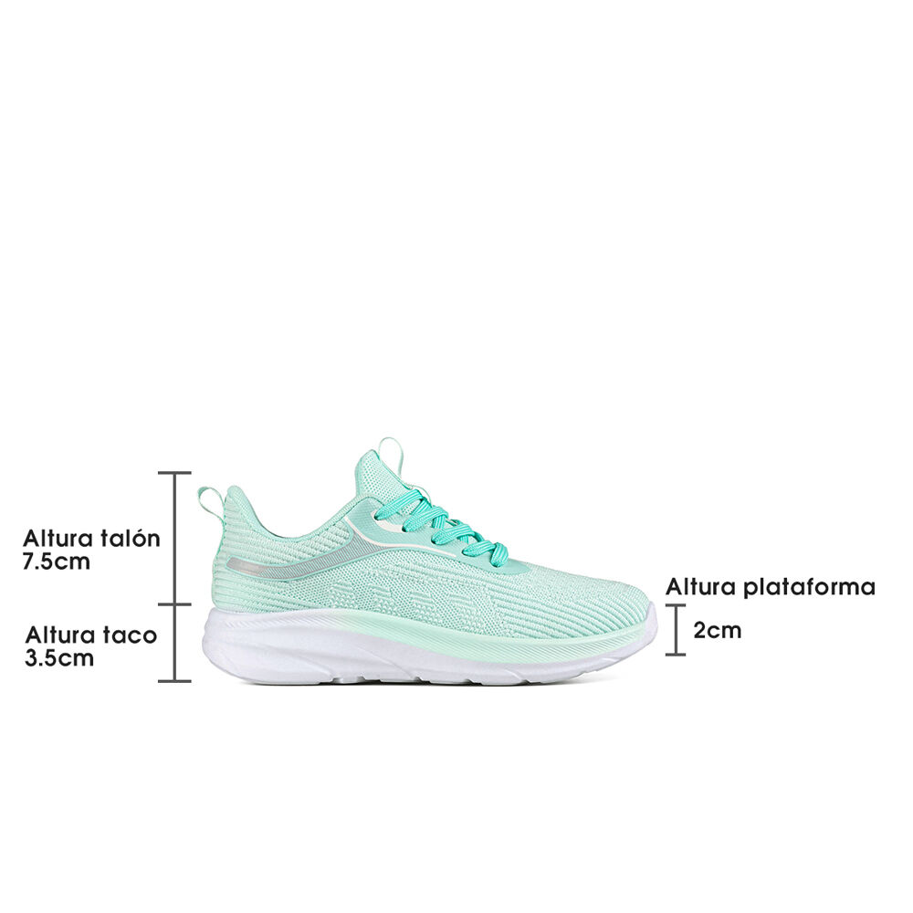 Zapatilla Deportiva Mujer Urbana Con Cordones Weide Tfa207 image number 4.0