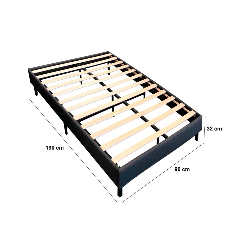 Cama Europea Hogadreams Koppla Comfort 21 / 1 Plaza / Base Normal image number 5.0