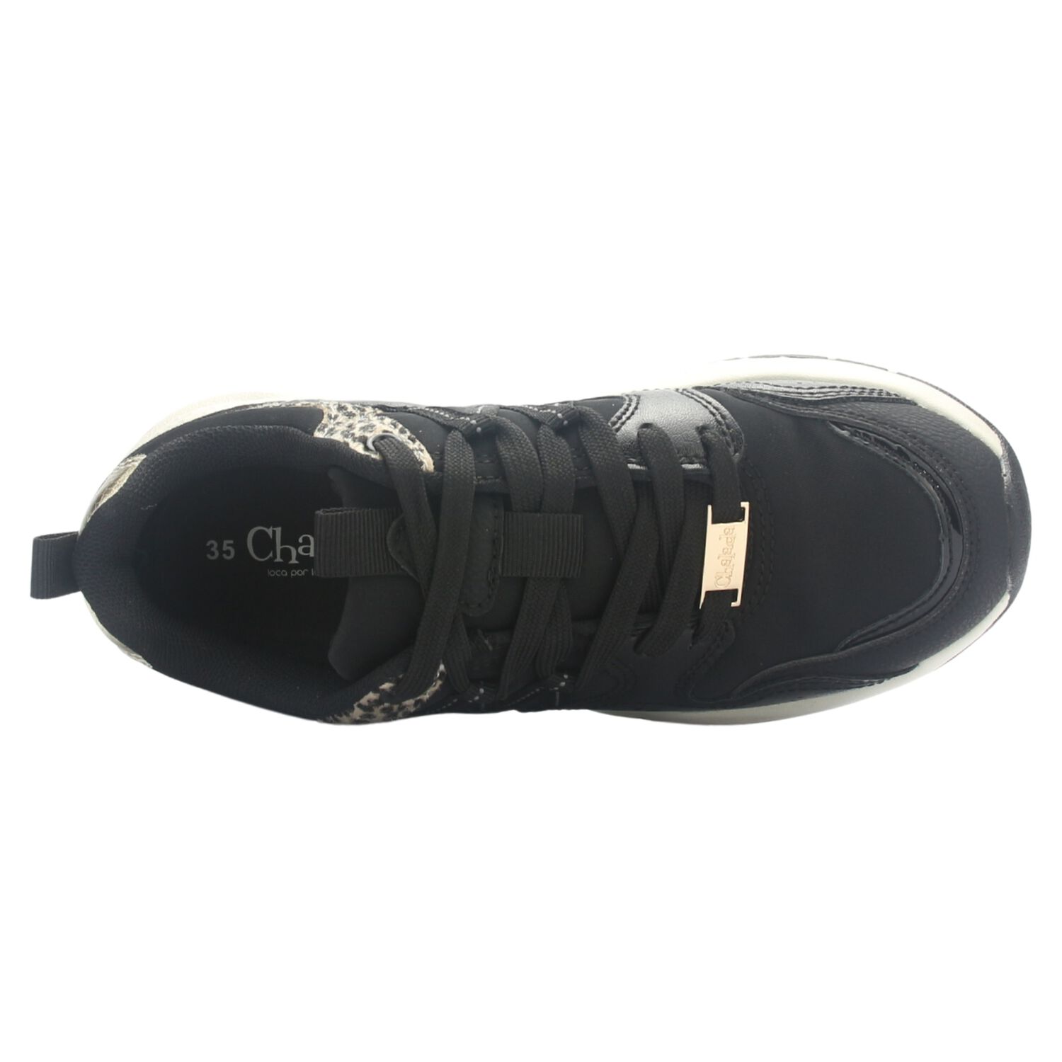 Zapatilla Mujer Chalada Glasgow-1 Negro Urbano image number 4.0