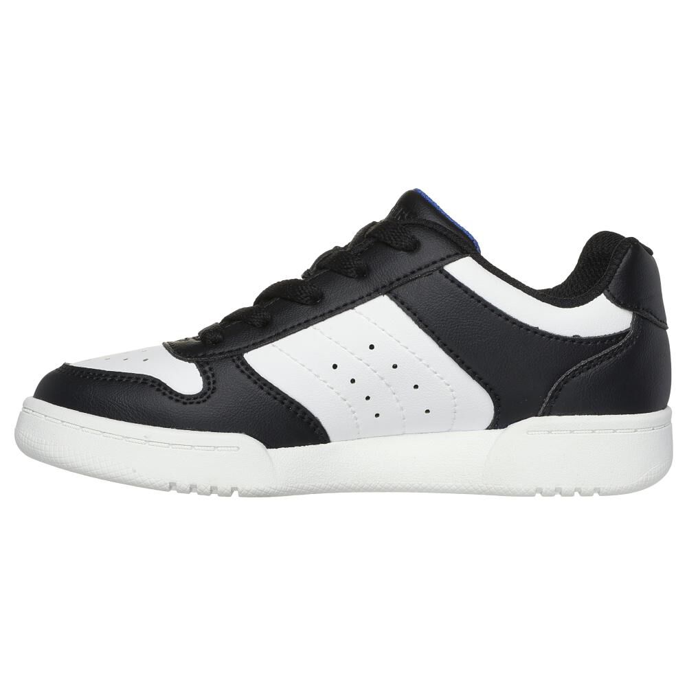 Zapatilla Juvenil Niño Skechers Quick Street Bkw image number 5.0