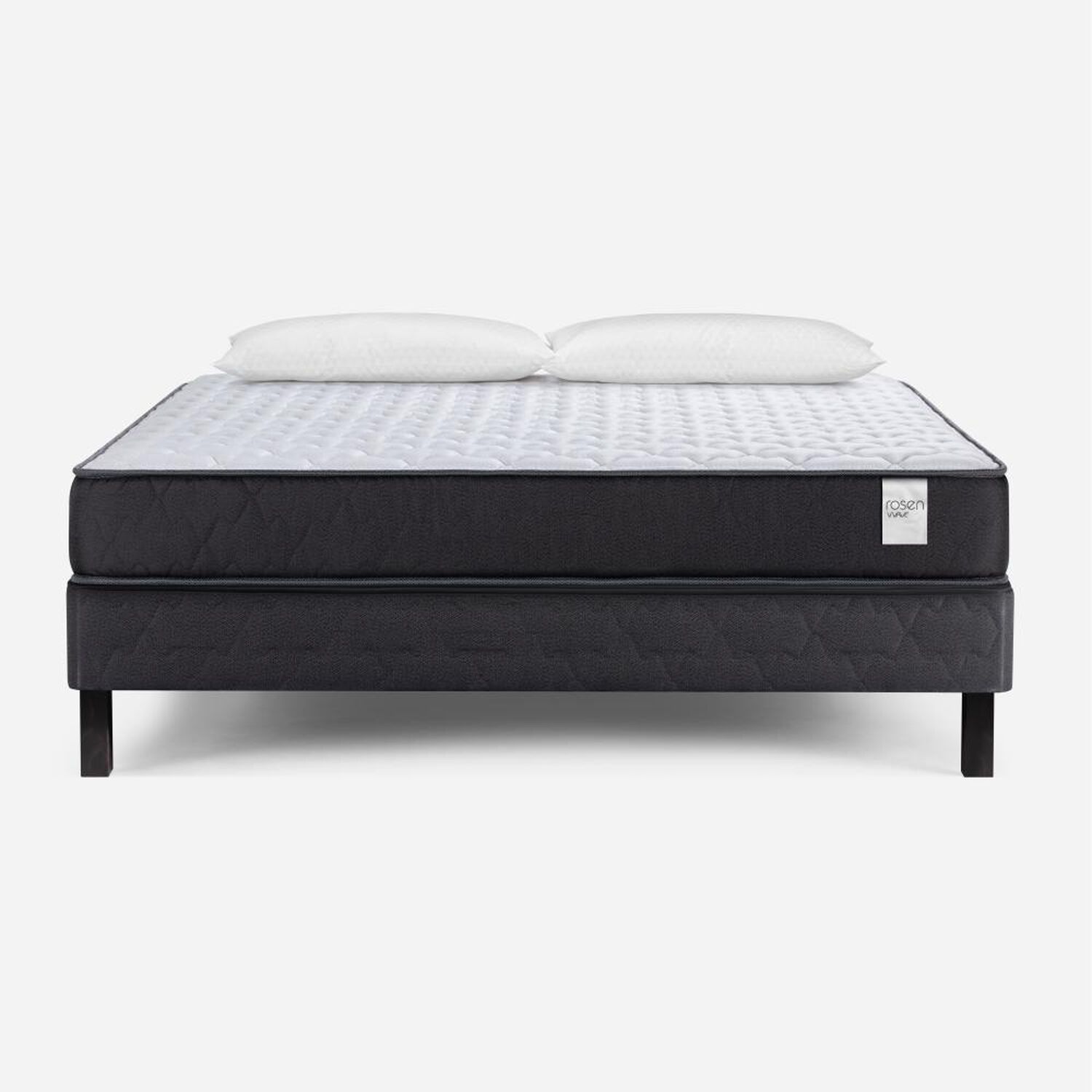 Cama Europea Rosen Wave / 2 Plazas / Base Normal + Almohada Light image number 0.0