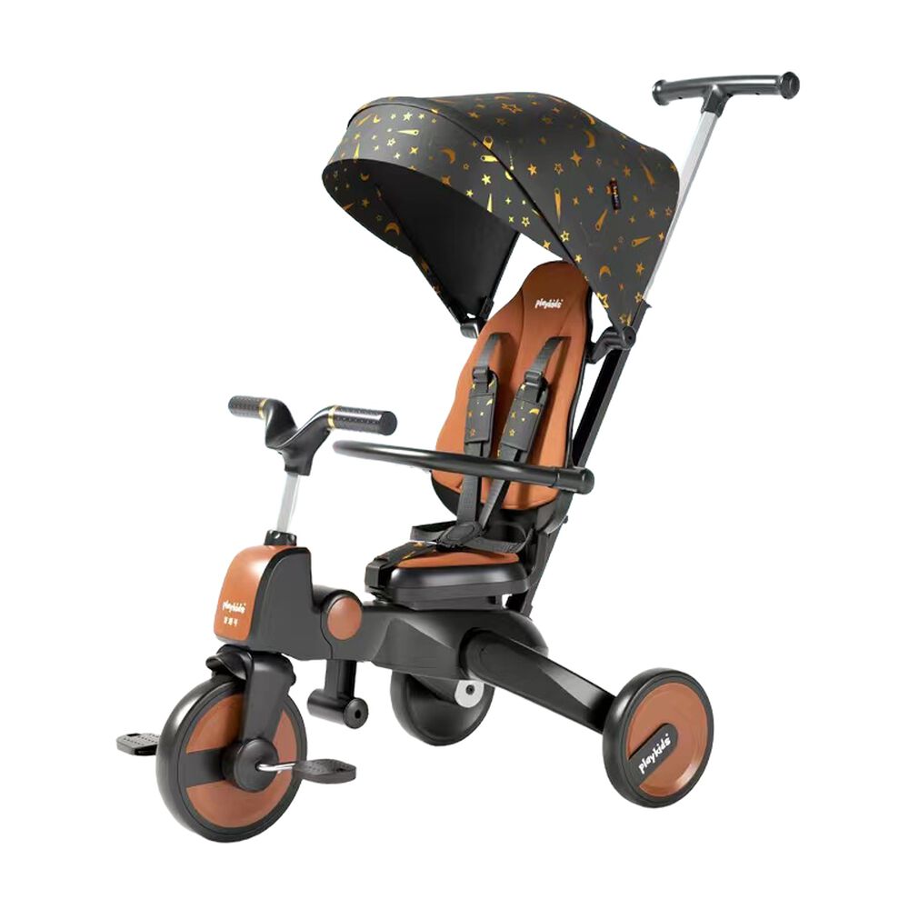 Triciclo De Paseo 360&deg; Y Balance 6 En 1 Plegable Negro image number 0.0