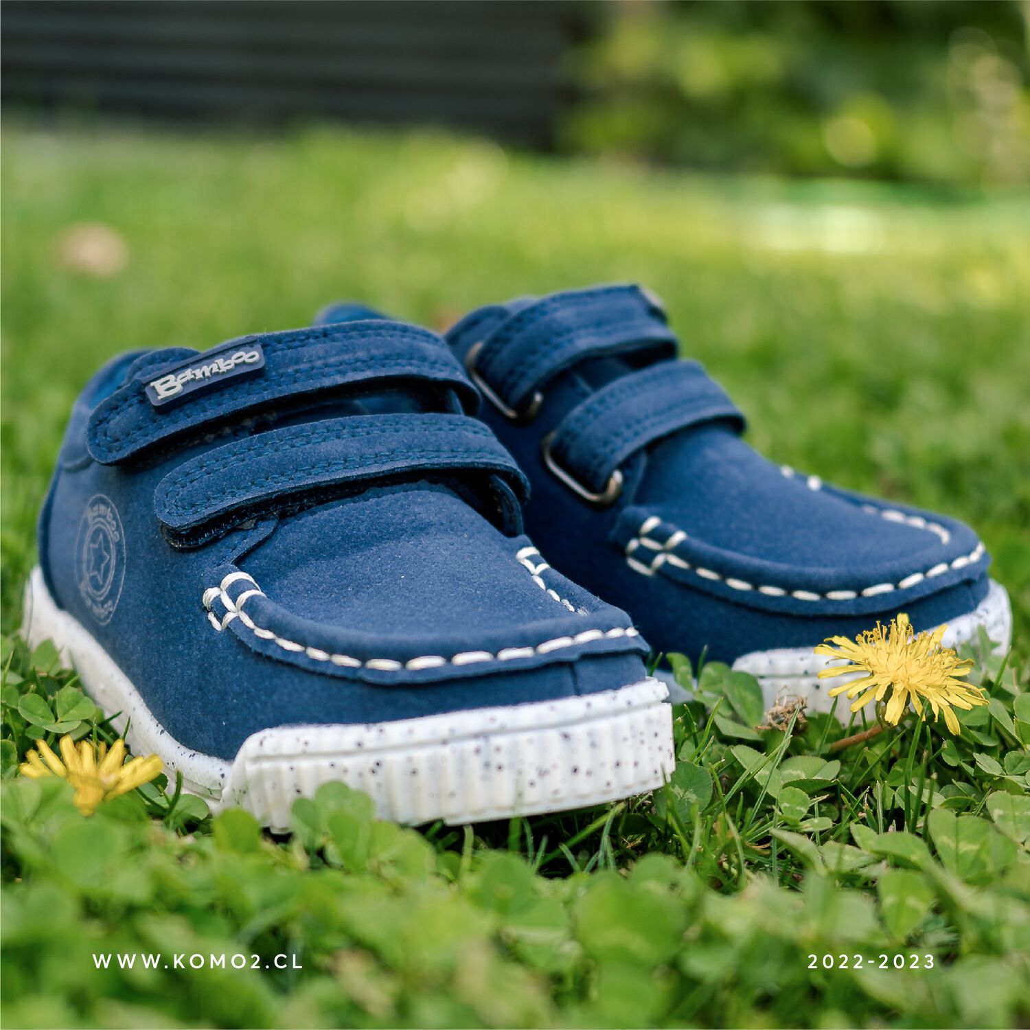 Zapato Casual Ni&ntilde;o Bromelia Azul Bamboo image number 4.0