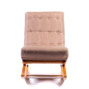 Silla Mecedora Lino Tabaco