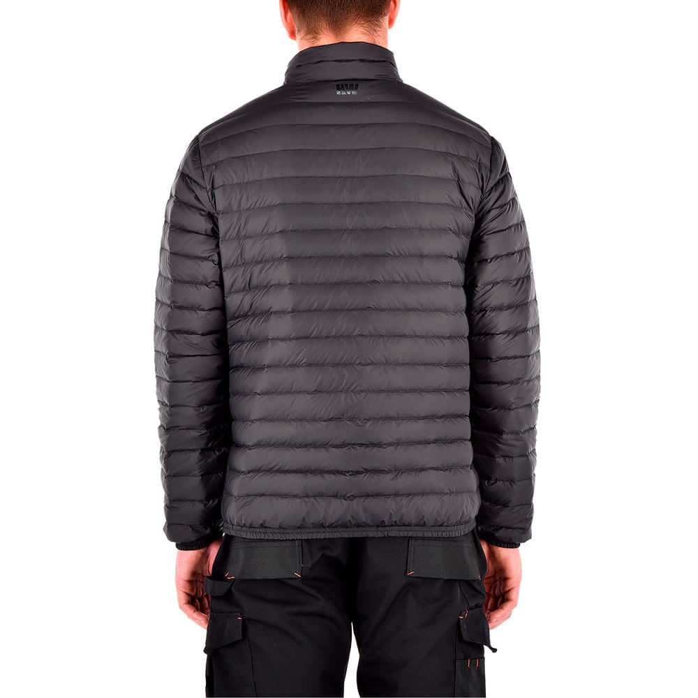 Parka Pluma Hw Goose Reversible Negro/gris Melange image number 3.0
