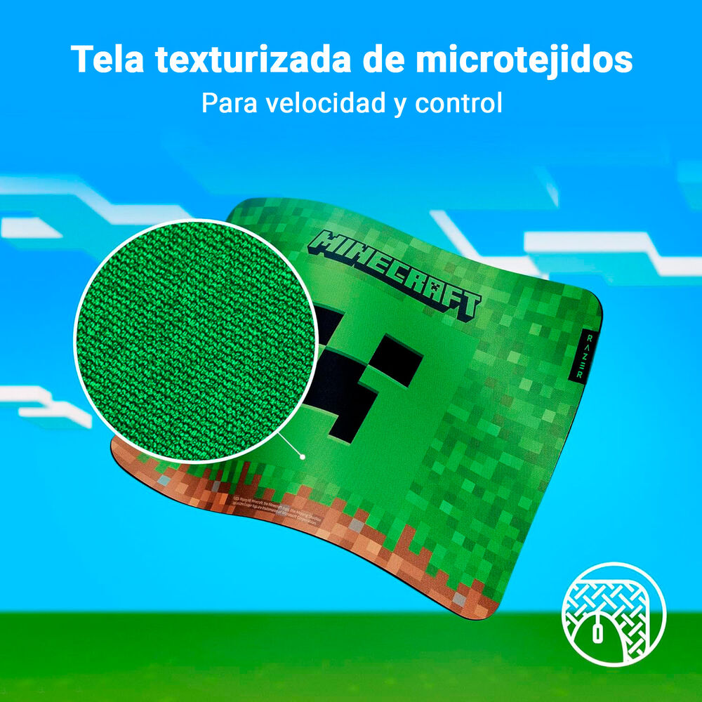 Mousepad Gamer Razer Gigantus V2 Medium Minecraft Edition image number 3.0