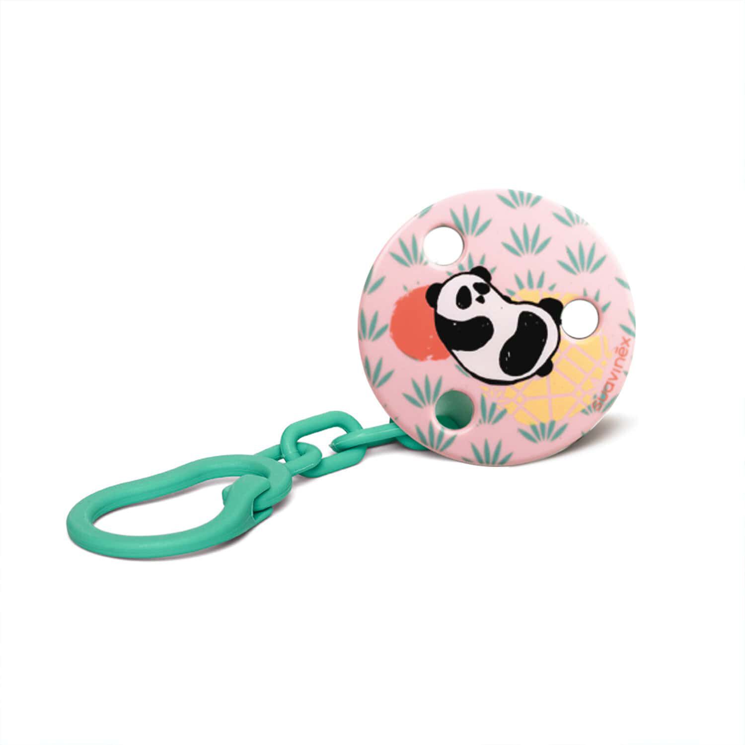 Broche Redondo Panda Rosado image number 0.0
