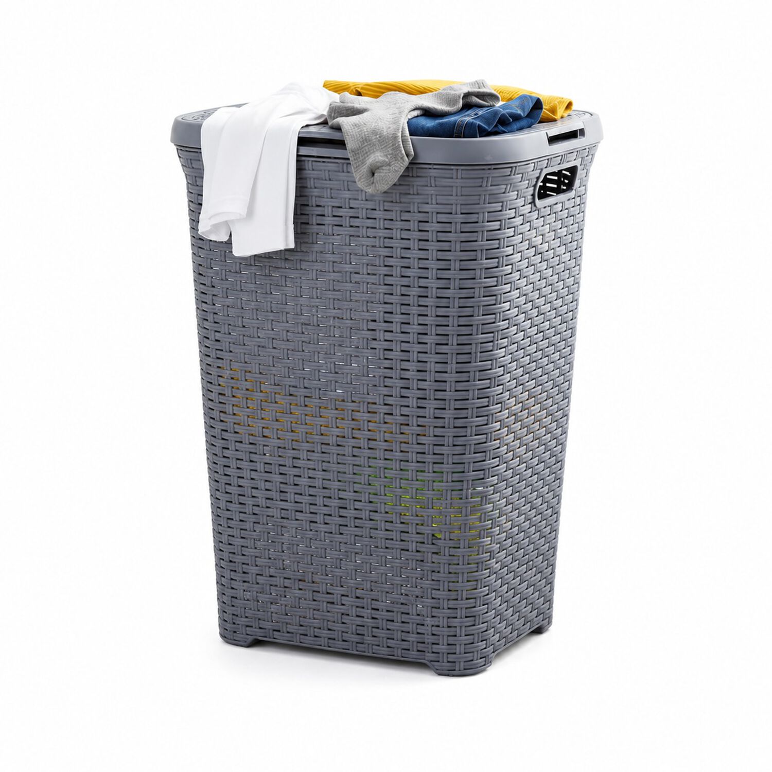 Cesto Canasto Para Ropa 60 Litros Marca Mp Color Plomo image number 1.0