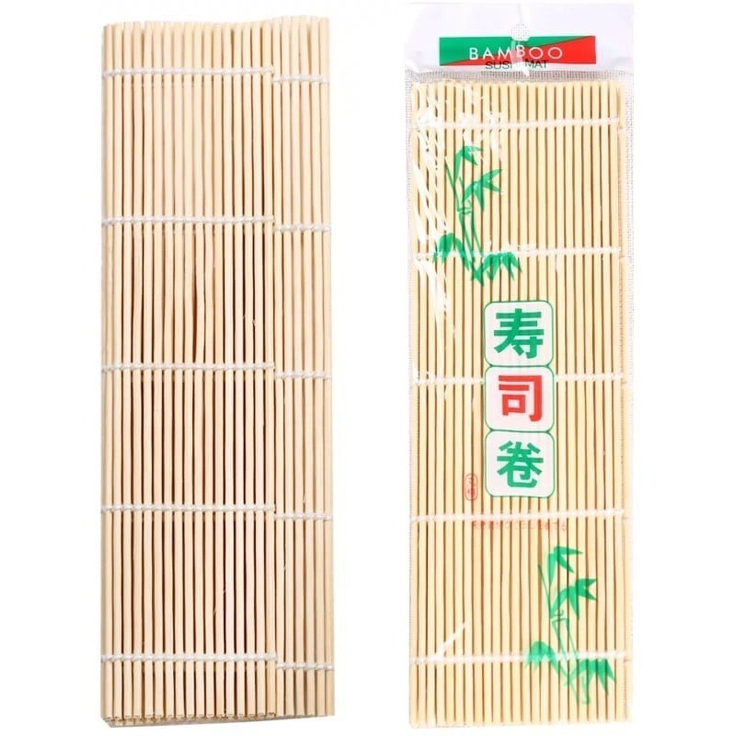 Pack 12 Esterillas Redondas Bamb&uacute; Sushi 24x24 Cm image number 0.0
