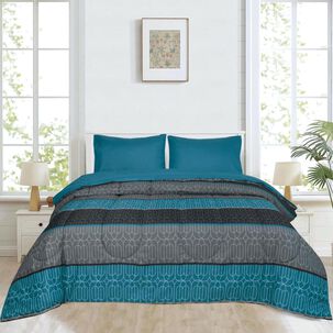 Set Plumón + Juego De Sábanas Casaideal Milan / 2 Plazas Set Plumón + Juego De Sábanas Casaideal Milan / 2 Plazas