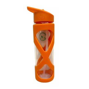 Botella Keep Vidrio 532ml Hidratacion Deportes Outdoor Naranja