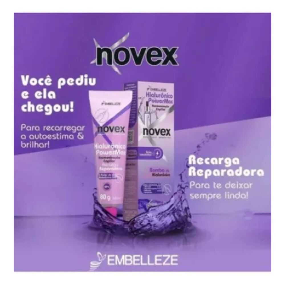 Novex Recarga Hialur&oacute;nico Powermax 80g image number 1.0
