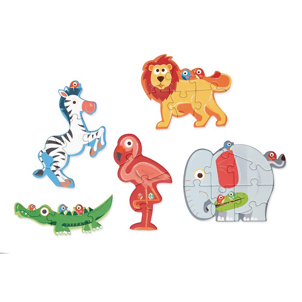 Puzzle Progresivo Safari 5 Puzzles Scratch Europe image number 0.0
