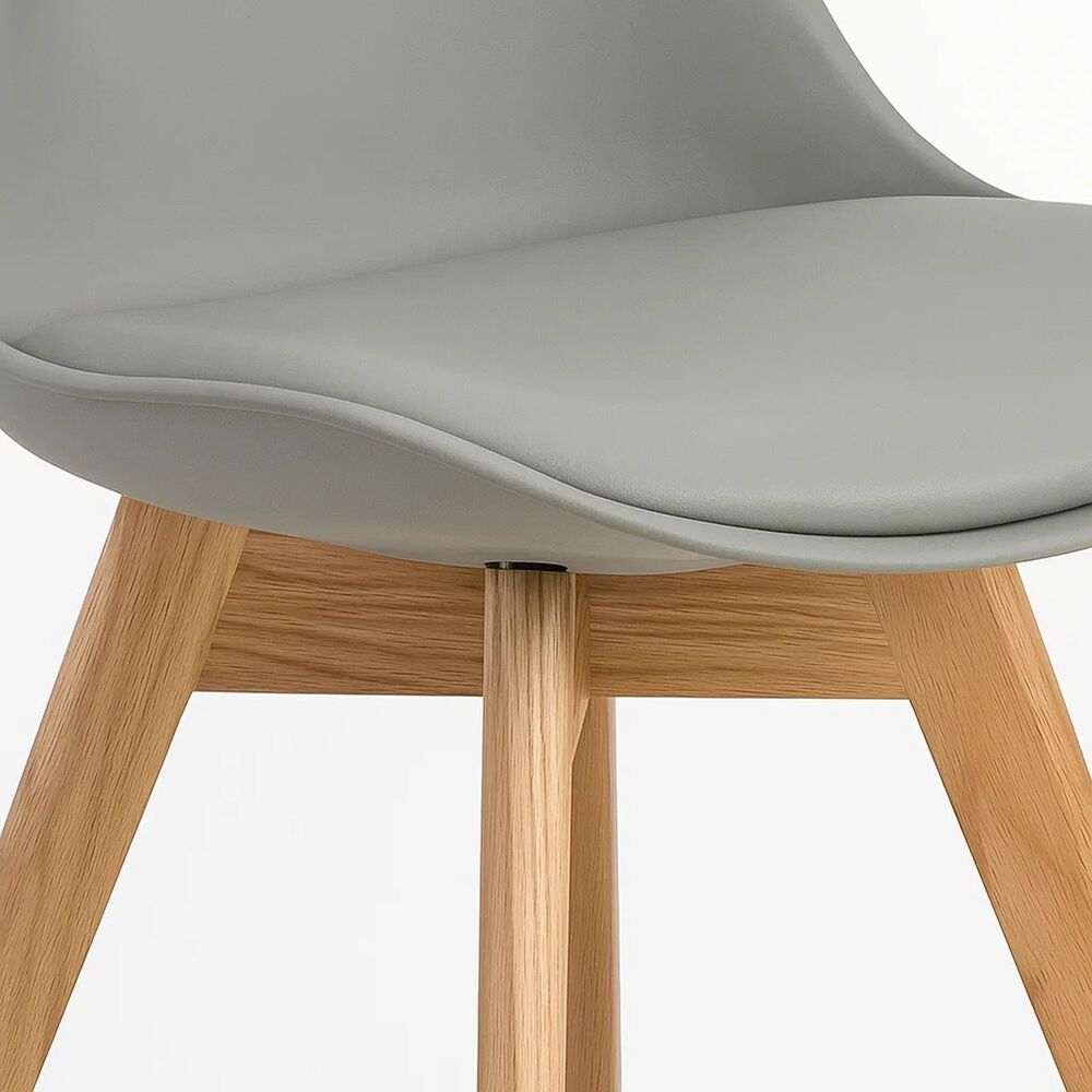 Pack De 4 Sillas Tulip Gris image number 5.0