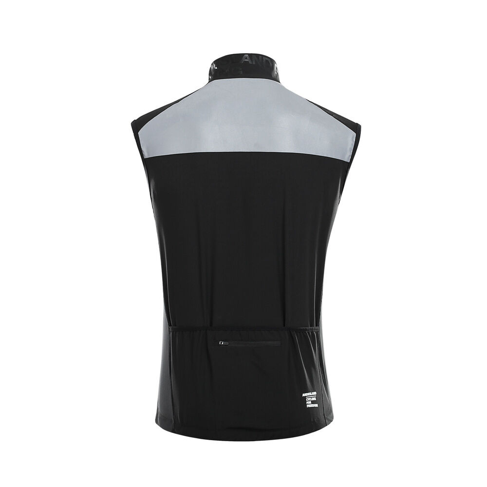 Chaqueta Sin Mangas Cycling Stretch Reflectante Swift Hombre image number 2.0