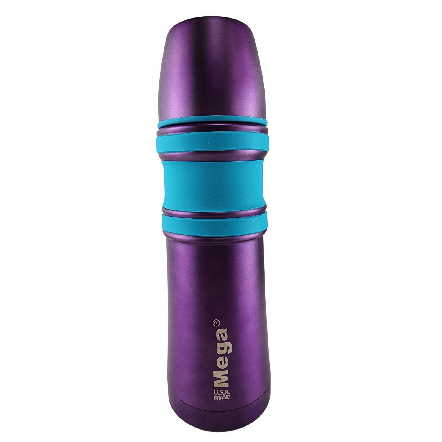 Termo Mega Slim Ii 1l Acero Inoxidable Bebidas Calientes Frias Morado image number 0.0