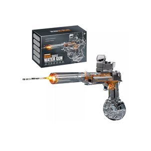 Pistola De Agua Potente Recargable Luz Led Chorro De Agua