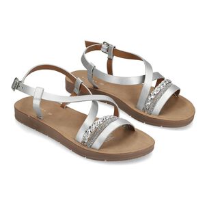 Sandalia Mujer Kimera Silver