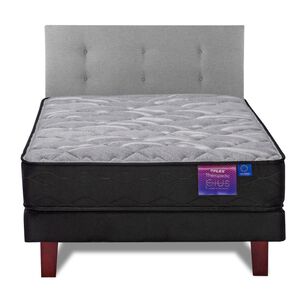 Cama Europea Flex Therapedic Plus / 1.5 Plazas / Base Normal + Respaldo