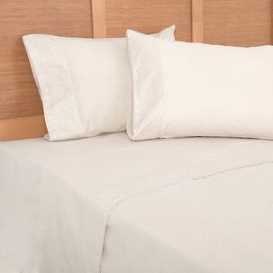 Sabana Broderie Geo 2 P Crudo