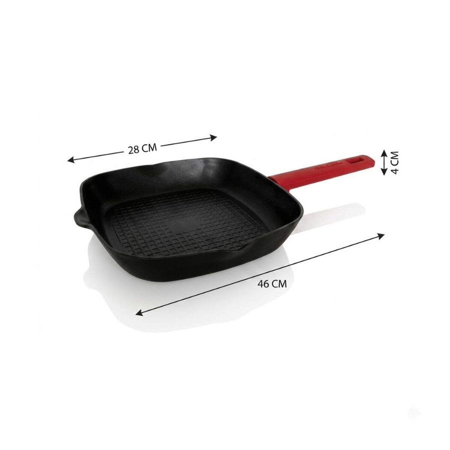 Sart&eacute;n Plancha Asador Cuadrado Antiadherente 28cm image number 3.0