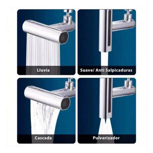 Grifo Canilla Adaptador Extensor 360 4 Modos Universal