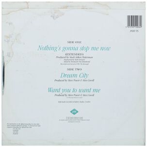 Samantha Fox - Nothing's Gonna Stop Me Now | 12" Maxi Single Usado