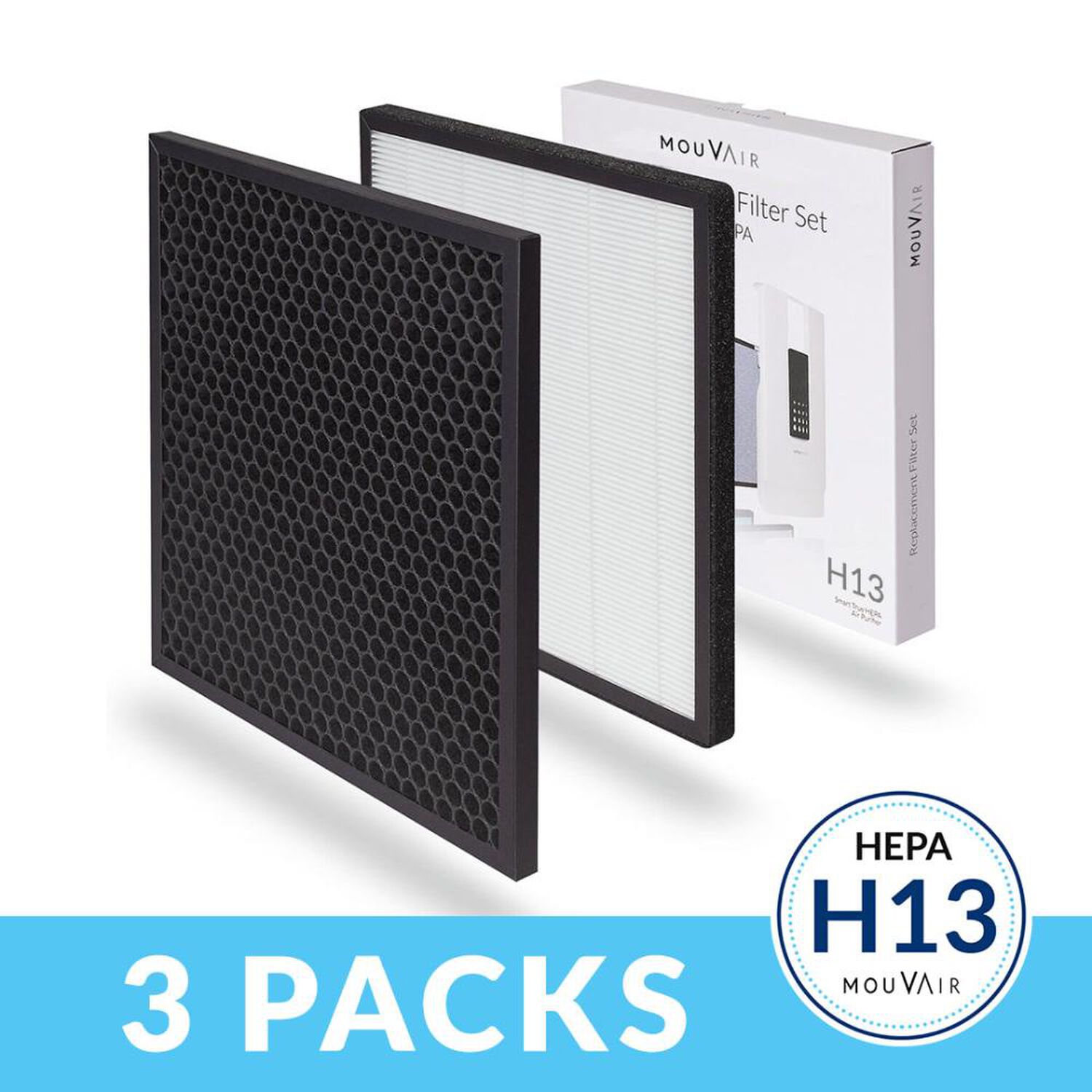 Pack De Filtros Hepa H13 Mouvair Zen image number 0.0