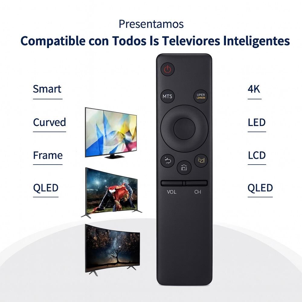Control Generico Compatible Para Samsung Smart Uhd Tv 4k image number 2.0