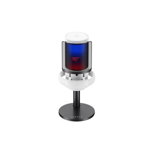 Micr&oacute;fono Streaming Rgb Gk50w Blanco Havit