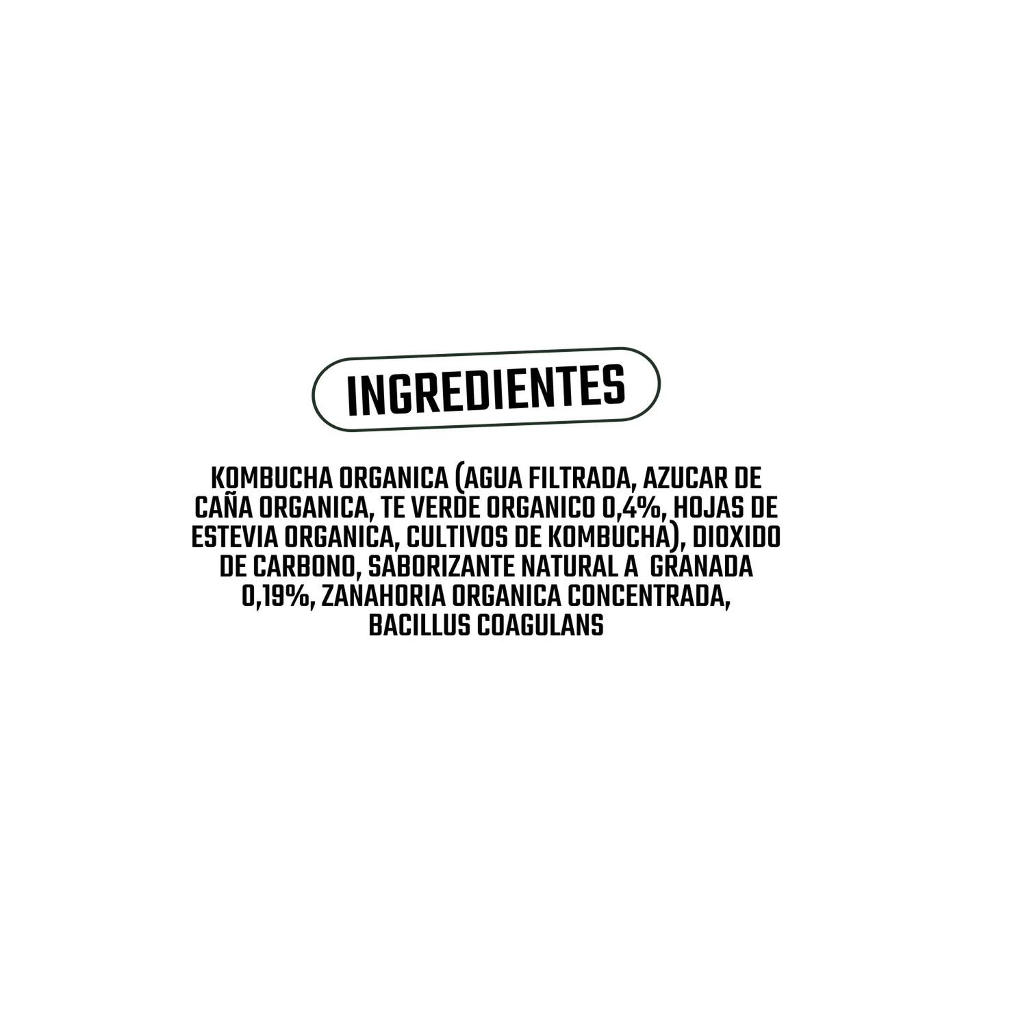 Kombucha Org&aacute;nica Granat Gutsy Captain 1 X 400 Ml image number 5.0