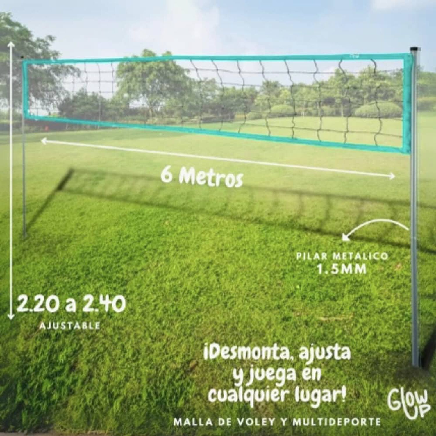 Malla De V&oacute;leibol Multiuso image number 1.0