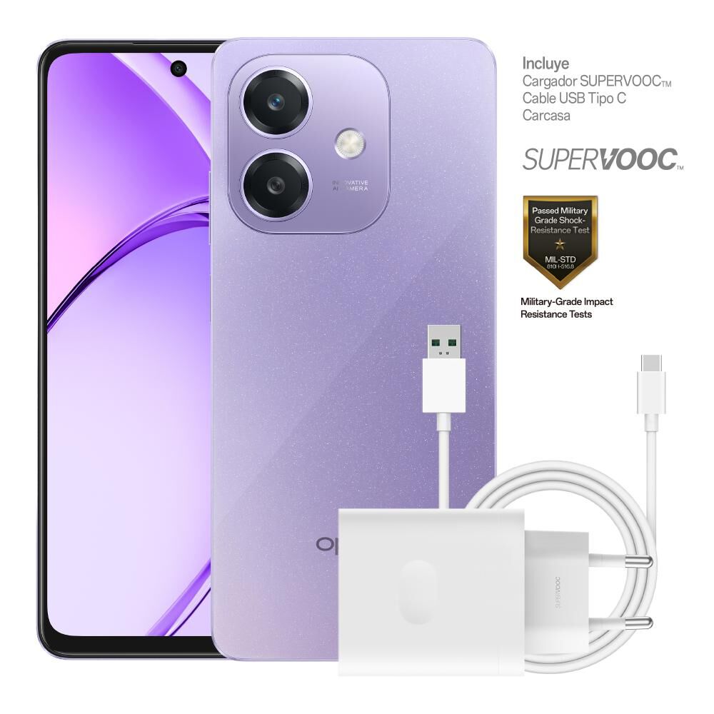 Smartphone Oppo A40 / 256 GB / P&uacute;rpura / Liberado image number 0.0