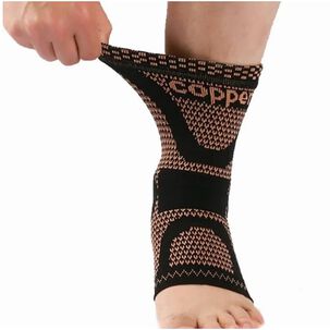 Tobillera Deportiva Compresi&oacute;n Con Fibra De Cobre