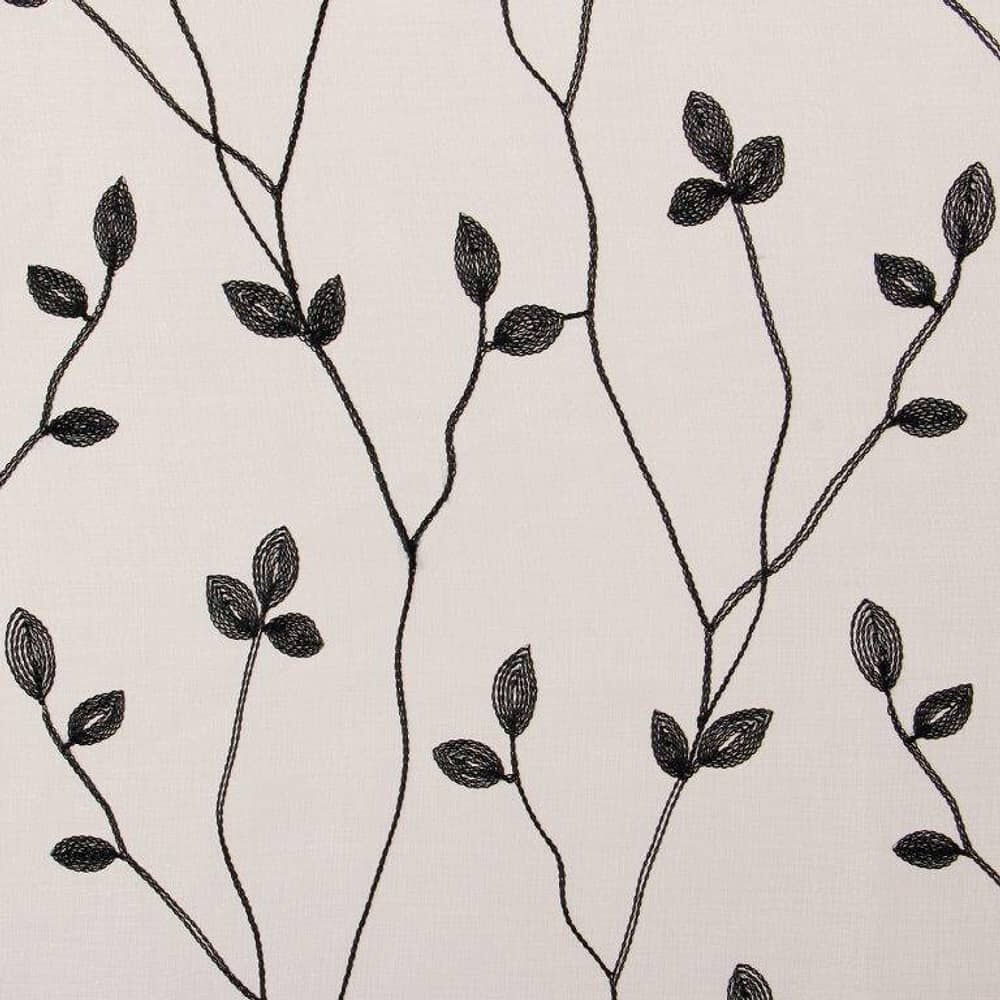 Set 2 Velos Bordado Teresita Negro (cada Pa&ntilde;o 140 X225) image number 1.0