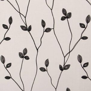 Set 2 Velos Bordado Teresita Negro (cada Pa&ntilde;o 140 X225)