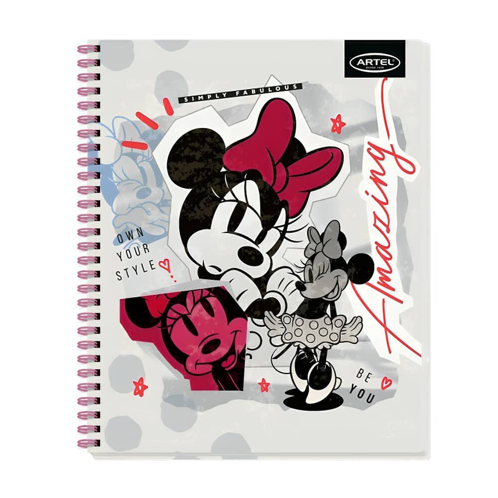 Pack 10pcs Cuadernos Univ 100hj Minnie Collage Artel 0384 image number 0.0