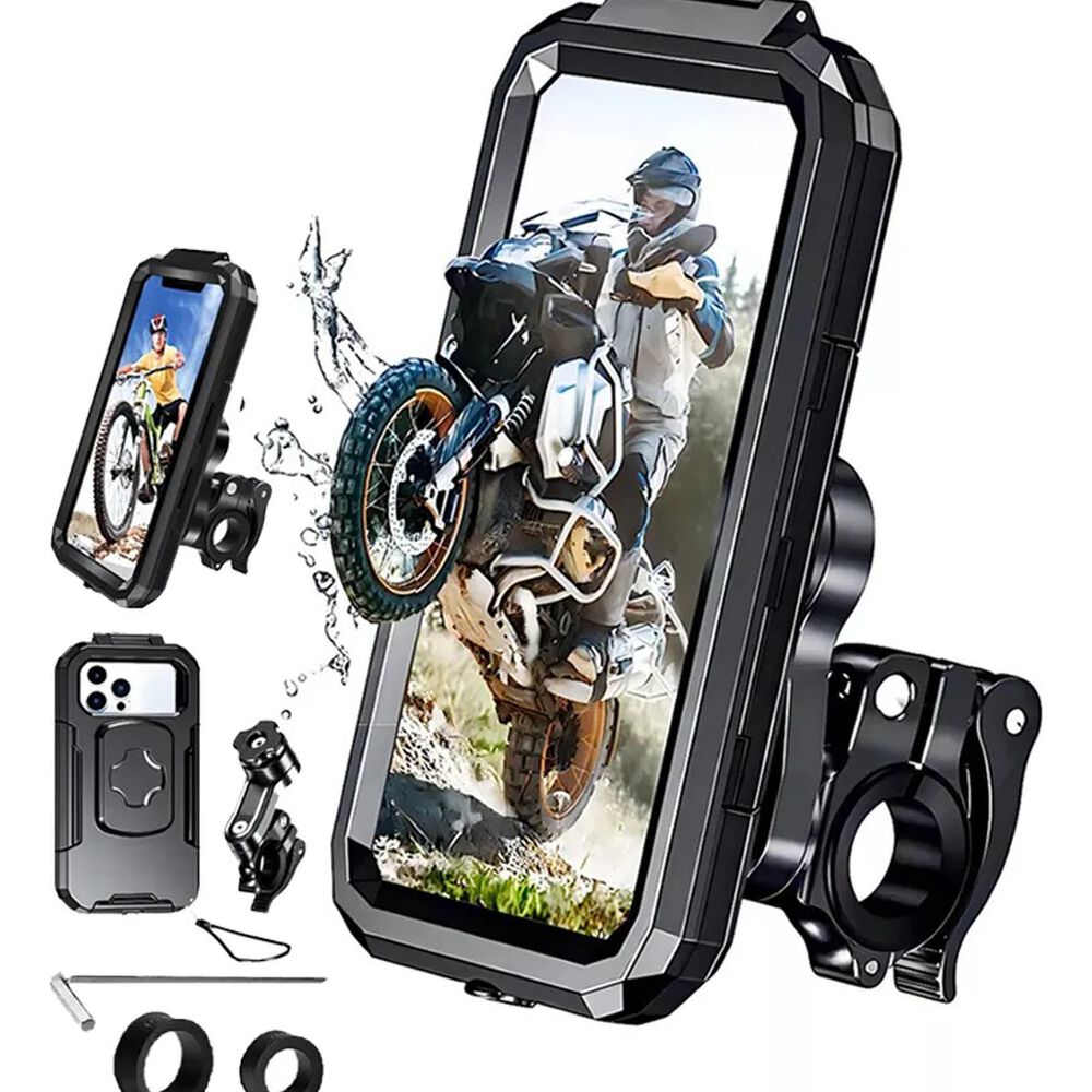 Soporte Porta Celular Para Moto Y Bicicleta Impermeable 360 image number 0.0